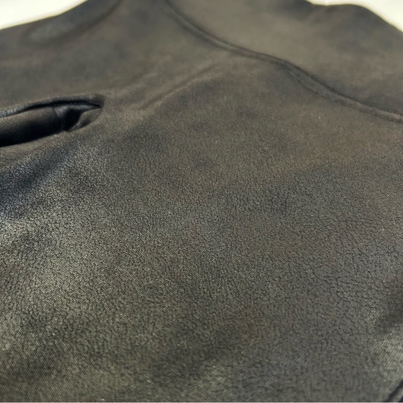 SPANX Faux Leather Shaping Leggings XS High Waist Slimming Control BEST SELLER! - Picture 4 of 13